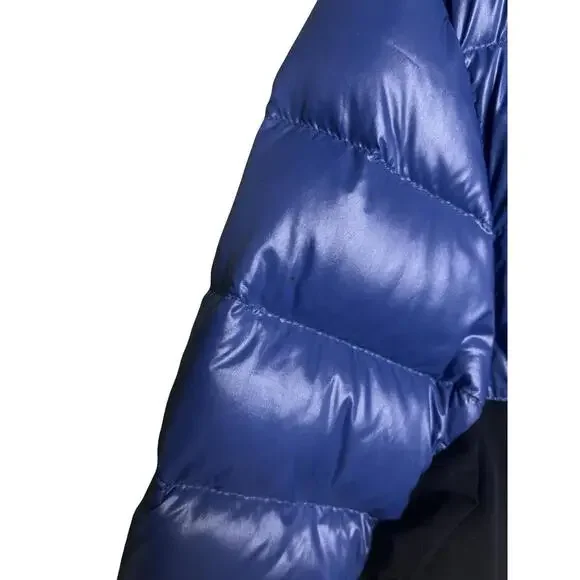 Prada Linea Rossa Down Nylon Puffer Jacket Blue Prada Sport - Picture 6 of 9